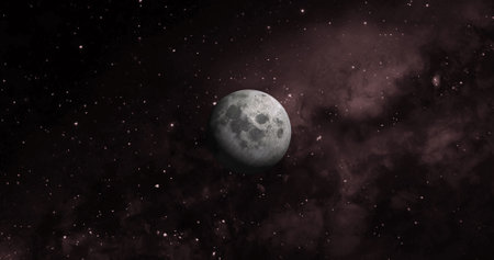 Full Moon background / The Moon is an astronomical body that orbits planet Earth and is Earth's only...