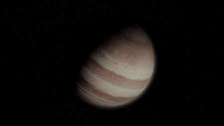 Planet Jupiter Isolated