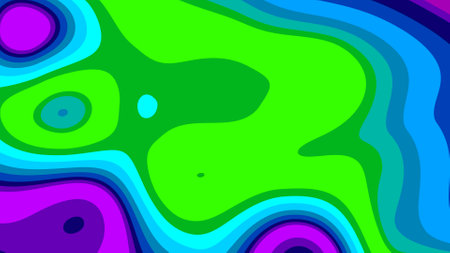 liquid wave texture. Liquid wave abstract colorful background.の写真素材