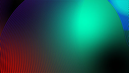 Abstract wave wireframe element background. Stylized line art wavy pattern. Curved wave line digital...