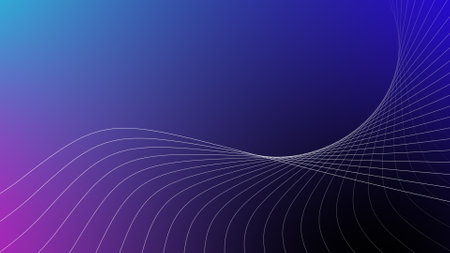 Artistic movement of geometric line. geometric simple line.の写真素材