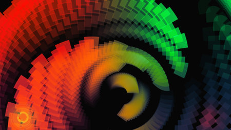 Abstract colorful motion background. abstract gradient colorful background with waves.の写真素材