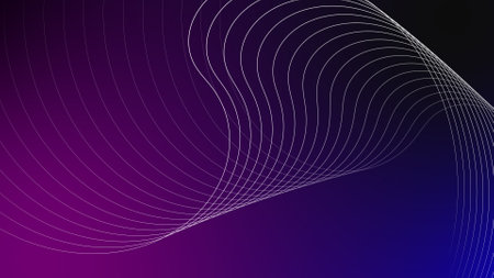 Artistic movement of geometric line. geometric simple line.