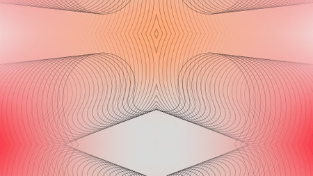 Ribbon line geometric colorful line. Geometric line abstract background.の写真素材