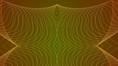 Ribbon line geometric colorful line. Geometric line abstract background.の写真素材