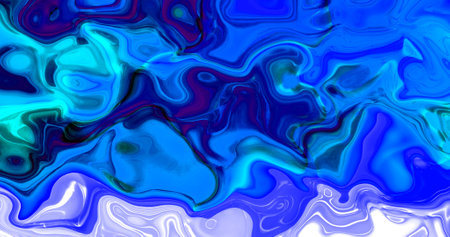 Abstract Colorful Paint Ink Liquid. Liquid Explode Diffusion Psychedelic Blast. multiple mixed color abstract wall paint | cool wall texture for painting wall | wall paint desktop wallpaper.の写真素材