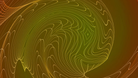 Geometric digital line art background. Abstract curved geometric line pattern.の写真素材