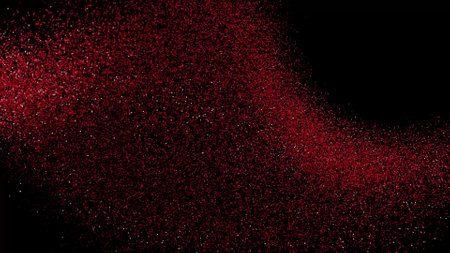 Abstract background, shining, sparkling lights of red color glitter texture,red backgroundの写真素材