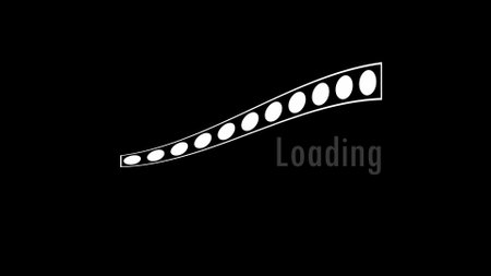 Loading bar vector icon, loading symbol with black background loading, status bars and circles at various speeds and styles.の写真素材