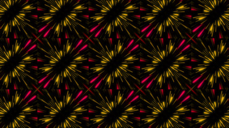 Seamless colorful mandala design ornamental pattern style Kaleidoscope design illustration...