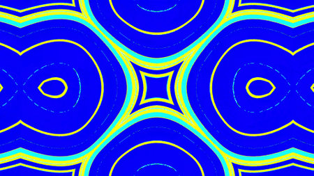 Seamless colorful mandala design ornamental pattern style Kaleidoscope design illustration...
