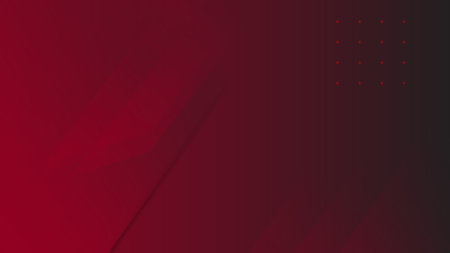 Glow red color abstract geometric square line shape illustration background.
