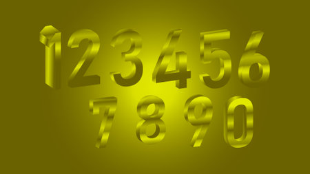 Abstract golden color alphabet icon.