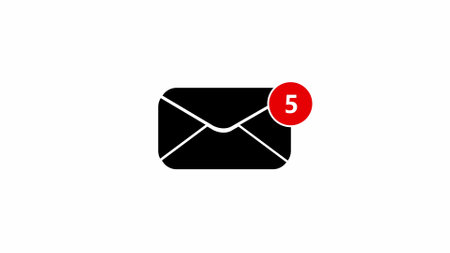 Message icon white color abstract background.の写真素材
