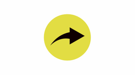 Arrow icon right said on a white background.