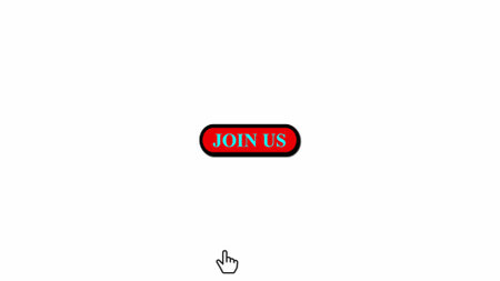 Red joins button on a white abstract background.