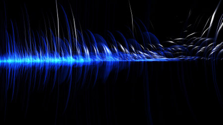 Black and blue colorful abstract background.