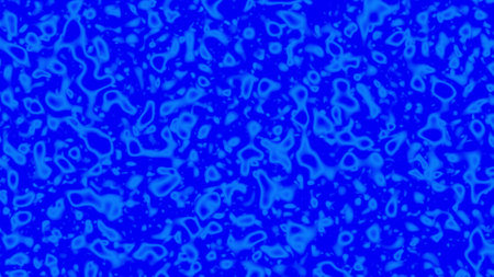 Abstract blue background with organic microbe patterns suitable for science and medical themes.の写真素材