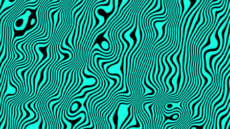 Abstract cyan topographic lines on a dark background.