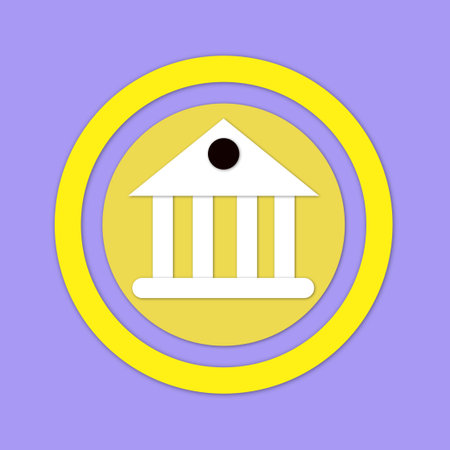 Home icon on a Purple background.の写真素材