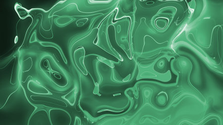Neon glowing colorful liquid background.の写真素材