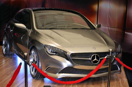 Mercedes A Class Prototype showcased at SIAMB 2012のeditorial素材