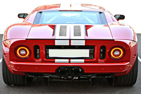 Classic american muscle car rebornのeditorial素材