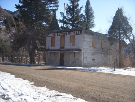 North Platte Hotel, Coloradoの写真素材