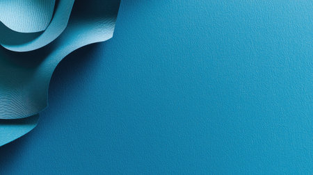This abstract blue textured background features elegant curves and smooth layers, perfect for creative projects, wallpapers, and modern design elements.の素材