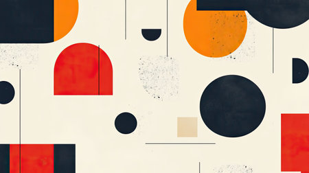 Minimalist abstract pattern with clean lines and geometric shapes, sleek and modern design with ample copy space.の素材