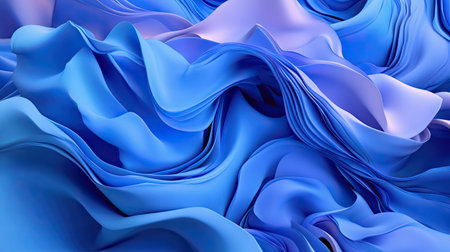 Stunning abstract design featuring fluid blue waves with soft textures and dynamic movement evokes feelings of tranquility and inspiration. Perfect for artistic projects.の素材