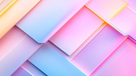 This vibrant abstract background features soft gradient layers in pastel colors, creating a smooth and elegant texture, perfect for creative projects and design work.の素材