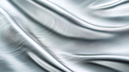 Elegant silver background with a subtle metallic sheen and sophisticated finishの素材