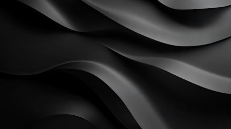 Classic black background with a sleek, sophisticated appearance and minimal textureの素材