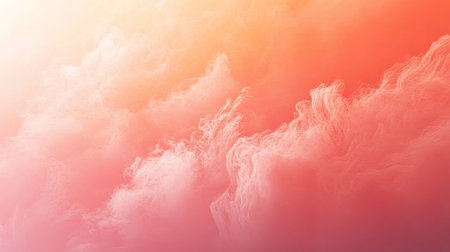 Soft coral pink background with a gentle gradient and warm, inviting toneの素材