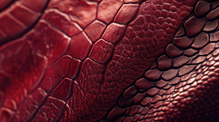 Elegant leather texture in macro detail, highlighting its rich tones and natural patternsの素材