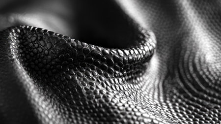 Macro close-up of leather texture with soft grains, perfect for a high-end and stylish backgroundの素材