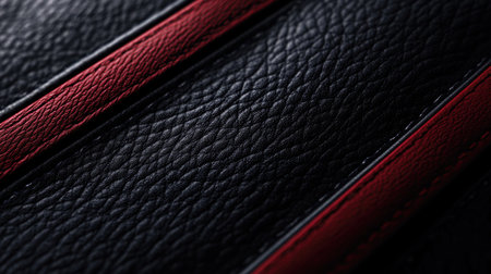 Premium leather texture close-up with subtle grains, radiating elegance and qualityの素材