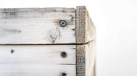 This image showcases a close-up view of a rustic wooden surface, highlighting its weathered texture and unique grain patterns, perfect for design projects.の素材