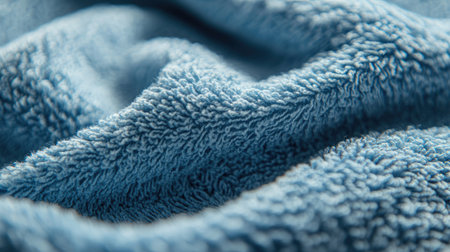 Macro shot of cotton towel texture in a simple and clean abstract design, ideal for soft background elementsの素材