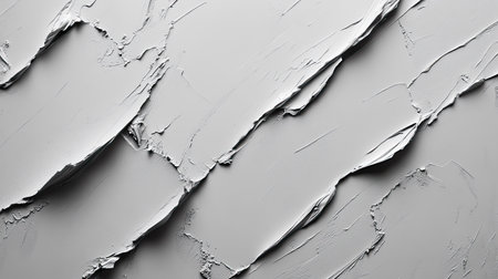 This image features a close-up of layered gray paint strokes, creating a modern abstract texture. Ideal for backgrounds and artistic projects.の素材