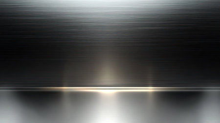 This abstract silver metal background features smooth textures and soft light reflections, ideal for modern designs, creative projects, or artistic presentations.の素材