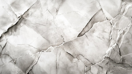 A visually striking textured grey marble background featuring distinct cracks and subtle patterns, perfect for use in various design projects.の素材