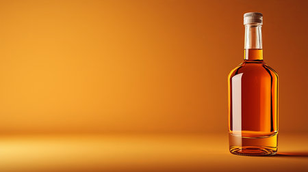 A gravity hill illusion where a bottle rolls up instead of down, with space for text.の素材