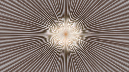 This image features an abstract radial pattern with dynamic lines in a gradient of neutral tones, creating a compelling sense of motion and depth.の素材