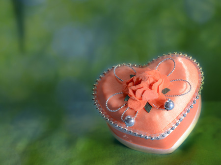 Gifts at Christmas and Valentine Dayの写真素材