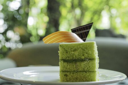 pandan desserts The bright green colour makes them look so fresh, cool and delicious