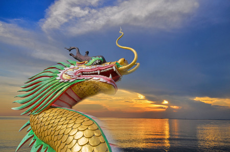 Temple wat hyua pla kang (Chinese temple) Chiang Rai, Asia Thailandの写真素材