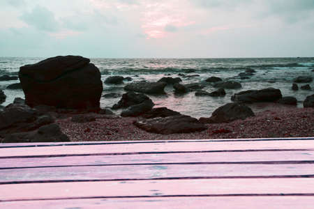 Page plank backdrop natural beautiful sea views