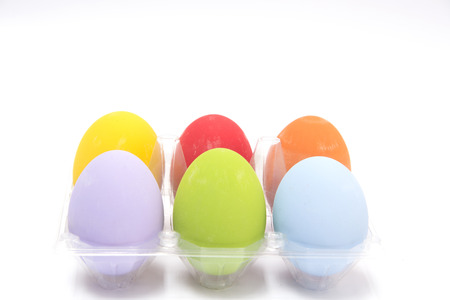 Colorful pickled of preserved egg Abstract backgroundの写真素材